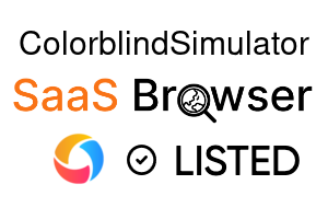 ColorblindSimulator - SaaS Browser Verified Badge