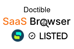 Doctible - SaaS Browser Verified Badge