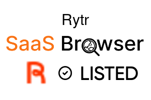 Rytr - SaaS Browser Verified Badge
