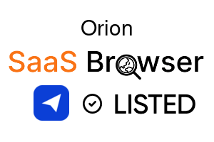 Orion - SaaS Browser Verified Badge