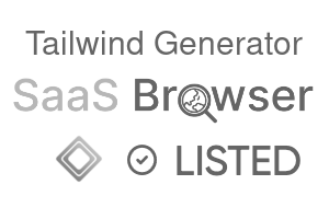 Tailwind Generator - SaaS Browser Verified Badge