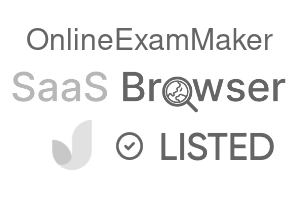OnlineExamMaker - SaaS Browser Verified Badge
