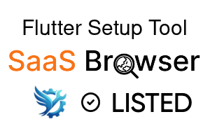 Flutter Setup Tool - SaaS Browser Verified Badge