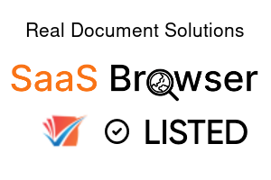 Real Document Solutions - SaaS Browser Verified Badge