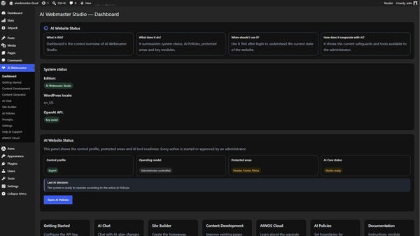 AI Webmaster Screenshot 3
