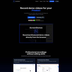 ScreenDemos Screenshot