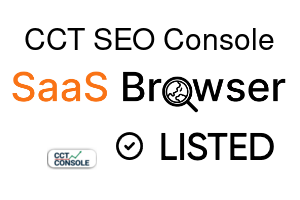 CCT SEO Console - SaaS Browser Verified Badge