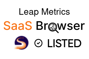 Leap Metrics - SaaS Browser Verified Badge