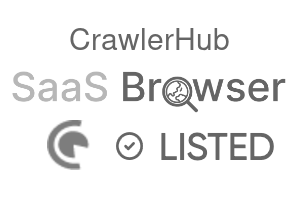 CrawlerHub - SaaS Browser Verified Badge