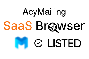 AcyMailing - SaaS Browser Verified Badge