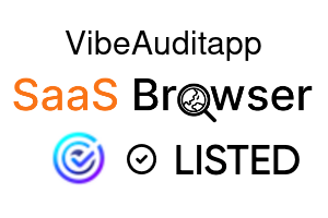 VibeAuditapp - SaaS Browser Verified Badge