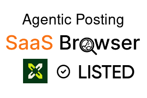 Agentic Posting - SaaS Browser Verified Badge