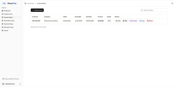 Doran Pay Screenshot 4