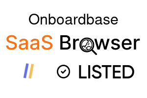 Onboardbase - SaaS Browser Verified Badge