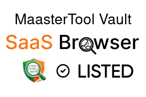 MaasterTool Vault - SaaS Browser Verified Badge
