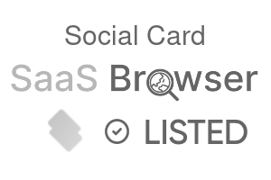 Social Card - SaaS Browser Verified Badge
