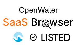 OpenWater - SaaS Browser Verified Badge