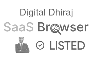 Digital Dhiraj - SaaS Browser Verified Badge