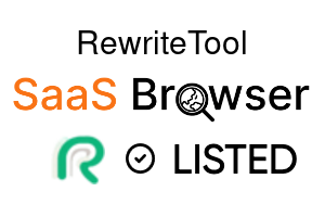 RewriteTool - SaaS Browser Verified Badge