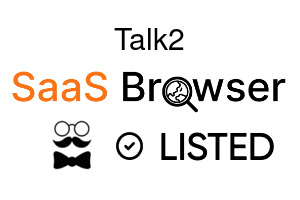 Talk2 - SaaS Browser Verified Badge