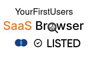 YourFirstUsers - SaaS Browser Verified Badge