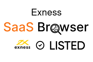 Exness - SaaS Browser Verified Badge