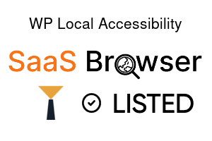 WP Local Accessibility - SaaS Browser Verified Badge