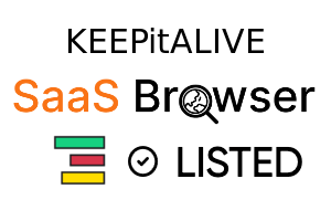 KEEPitALIVE - SaaS Browser Verified Badge