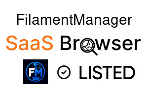 FilamentManager - SaaS Browser Verified Badge