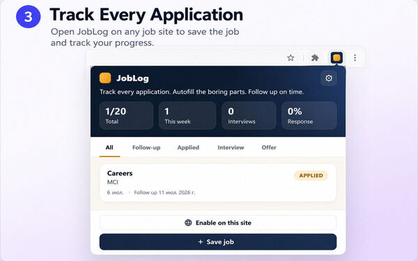 JobLog Screenshot 7