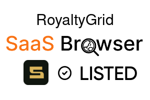 RoyaltyGrid - SaaS Browser Verified Badge