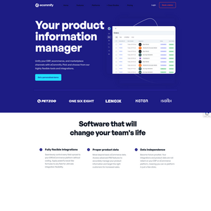 eCommify Screenshot