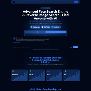 FaceSearch AI Screenshot