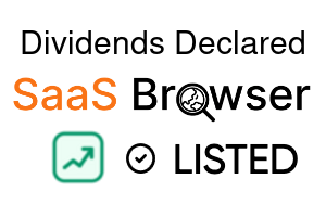 Dividends Declared - SaaS Browser Verified Badge