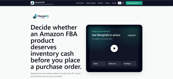 MarginIQ FBA Screenshot 8