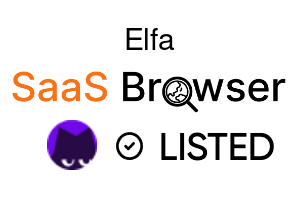 Elfa - SaaS Browser Verified Badge