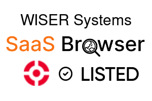 WISER Systems - SaaS Browser Verified Badge
