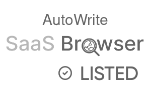 AutoWrite - SaaS Browser Verified Badge