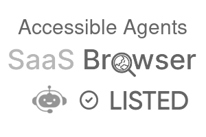 Accessible Agents - SaaS Browser Verified Badge
