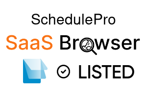 SchedulePro - SaaS Browser Verified Badge