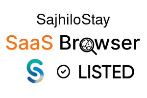 SajhiloStay - SaaS Browser Verified Badge