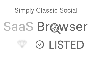 Simply Classic Social - SaaS Browser Verified Badge