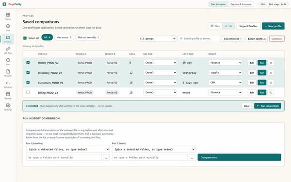 PageParity Screenshot 3