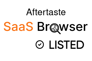 Aftertaste - SaaS Browser Verified Badge