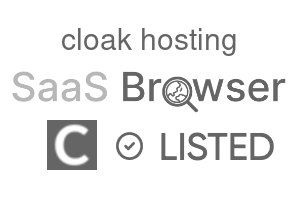 cloak hosting - SaaS Browser Verified Badge