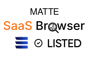 MATTE - SaaS Browser Verified Badge