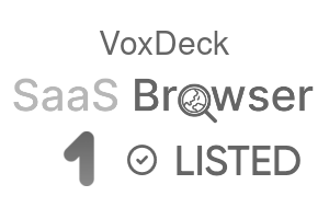 VoxDeck - SaaS Browser Verified Badge