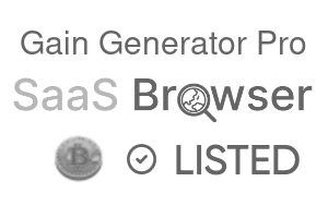 Gain Generator Pro - SaaS Browser Verified Badge