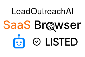LeadOutreachAI - SaaS Browser Verified Badge