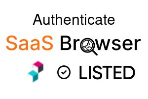 Authenticate - SaaS Browser Verified Badge